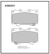 ������� ��������� �������� ����� Toyota LAND Cruiser 100 4.7I 32V/4.2TD 98 Alliednippon ADB3831 ADB3831 ����
