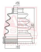 ������� ���� �������� ��� ������ 26x74x105 Mazda FORD ASVA ASBT-107 ASBT107 ����