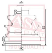 ������� ���� �������� ��� ������ 24x81x84 Mazda 626 83-96 Honda Legend ASVA ASBT-46 ASBT46 ����