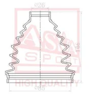 ������� ���� �������� ��� ������ 25x85x99 Nissan Almera N16 ASVA ASBT-N16B ASBTN16B ����