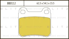 ������� ��������� �������� ������ Mercedes W201/W124 87- Blitz BB0112 BB0112 ����