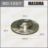 ���� ����. ���. ����.255x22 5 ���. Toyota Prius 03-09 Masuma BD1227 BD1227 ����