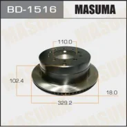 ���� ����. ����. ����.330x18 5 ���. Toyota Land Cruiser 100 4.2TD/ 4.7 1/98- Masuma BD1516 BD1516 ����