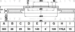 ���� ��������� ������������� ��� Mercedes Sprinter 06-VW Crafter 06- Blitz BS0234 BS0234 ����