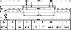 ���� ��������� ������ OPEL Vectra C 02- Blitz BS0449 BS0449 ����