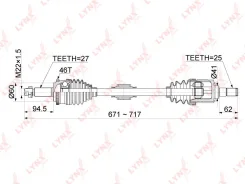 ������ � ����� ����� ��� KIA Cerato TD 1.6 08- / AT/MT / = FR LH LYNX CD1069A CD1069A ����