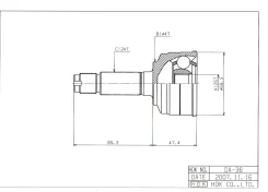 ���� �������, Made in Japan DA Mira Gino 04- Move 02-06 Tanto 03-05 HDK DA036 DA036 ����