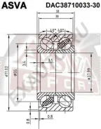 ��������� ��������� �������� 38x71x33x30 Toyota Toyota BB/OPEN DECK NCP30 2000-2005 Toyota BB/OPEN DECK NCP35 4WD 2003-2005 Toyota Corolla 2 EL55 4WD...