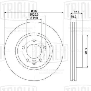 ���� ����. ��� �/� Land Rover Discovery 04- �����. d=317 ����� ����/��� Land Rover Discovery 04- �����. d=317 Trialli DF130106 DF130106 ����