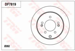 ���� ��������� ��� KIA Cerato II Saloon TD 1.6 01.2010 - KIA SOUL AM 1.6 CVVT 02.2009 - TRW DF7819 DF7819 ����