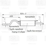 ��������� ��� �/� Skoda Octavia 96- 1.4i/1.6i 8V ���. ����. ����� Skoda Octavia 96- 1.4/1.6 8V Trialli EMM1810 EMM1810 ����