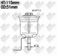 ������ ��������� Toyota Picnic 2,0 2001 - Toyota Avensis 1,6 1997 - 2000 FS3204 JS Asakashi FS3204 FS3204 ����