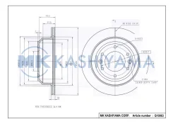 ���� ���������, ������ DF6350 324�18 6 ��� Hyundai H-1/Starex II 2007- Kashiyama G10063 G10063 ����