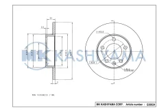 ���� ���������, ������ 231,7�9 5 ��� AU A1 8X_ 10- SK Octavia 97- VW Golf 97- Kashiyama G30024 G30024 ����