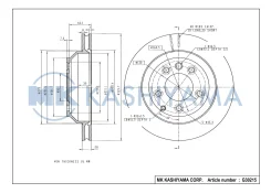 ���� ���������, ������ 09. C884.11 330x28 5 ��� VW Touareg 02- Kashiyama G30215 G30215 ����