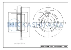 ���� ���������, ������ DF4837 260x9 5 ��� HO Civic 05- Kashiyama G5006 G5006 ����