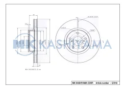 ���� ���������, �������� 09.5674.21 276x24 5 ��� SU Forester SF, SG, SH 97-, Impreza GC, GD, GG, GR, GF 94-, Legacy BC, BF, BD, BE, BH, BG 91- Kashiya...