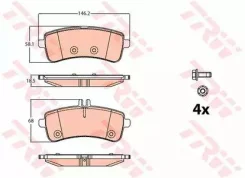 ������� �������� ������ MB W222/�217 4.7/6.0i 13 GDB2079 TRW GDB2079 GDB2079 ����