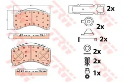 ������� �������� �.29244 � �/�, Knorr SL7 MB Actros MP2/MP4/Antos 2003 GDB5110 TRW GDB5110 GDB5110 ����
