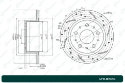 ���� ��������� ��������������� ������������� G-brake GFR-01744R ������ Gbrake GFR01744R GFR01744R ����