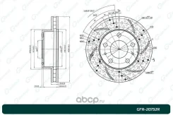 ���� ��������� ��������������� ������������� G-brake GFR-20732R ������ Gbrake GFR20732R GFR20732R ����