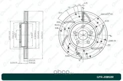 ���� ��������� ��������������� ������������� G-brake GFR-20850R ������ Gbrake GFR20850R GFR20850R ����
