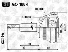 ���� �����. ��� �/� Lexus RX 300 03- 3.0 ABS ����� ����/��� Lexus RX 300 03- 3.0 ABS GO 1994 Trialli GO1994 GO1994 ����