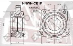 ��������� �������� ������� Honda Accord CE1 1993-1998 ASVA HNWH-CE1F HNWHCE1F ����