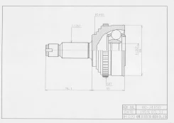 ���� �������� /HDK ��� Honda Civic 1995-2000, CR-V Orthia 1996- 30*55*26 HO-024A50 HO-E024A HO040A TG4424Z50 44010SR3952 44010SR3953 44010ST7950 30*55...