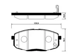 ������� ��������� Hyundai I30 07-09 / KIA CEED 07-09, Forte 08-10, Carens 02-06 HSB HP0040 HP0040 ����