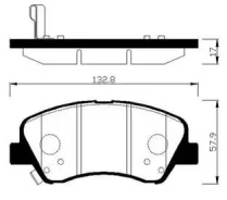 ������� ��������� Hyundai Accent 11-, Solaris 11- / KIO RIO 11- HSB HP0047 HP0047 ����