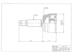 ���� �������, Made in Japan HY Elantra 06- HDK HY017 HY017 ����