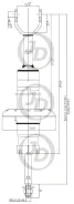 ����������� ������������ �������� /341842/ AUDI A4 8D2, B5, 8D5 94-, A6 4B2, 4B5, C5 97-, Volkswagen Passat 3B2, 3B5 97- JD JAA0252 JAA0252 ����