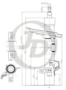 ������ ������������ �������� ������/3340158/ Nissan X-Trail T32 14- JD JAS0545 JAS0545 ����