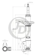 ������ ������������ ������ ������/332094/ Hyundai Accent I X3 94-, Excel 97-, Pony 97- JD JAS0619 JAS0619 ����