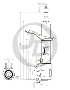 ������ ������������ �������� ����� /339083/ Mitsubishi Lancer X CY_, CX_ wheel_D=18 08- JD JAS0654 JAS0654 ����