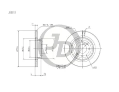 ���� ��������� �������� 4 ��� 256x19 HY Getz TB JD JBD0131 JBD0131 ����