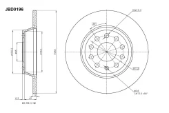 ���� ��������� ������ AUDI A3 8P1 1.2 TSI 1197 105 ������ 2010-2012 JD JBD0196 JBD0196 ����