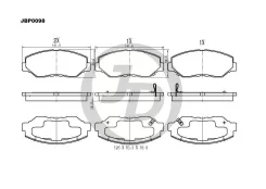 ������� ���������, �������� D5128MH HO CR-V RD5 AT +VSA/ RD6/7 01-, Element YH2 03- Accord CS1 JD JBP0098 JBP0098 ����