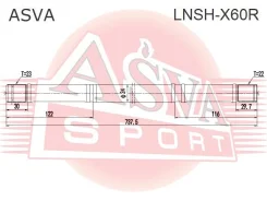 ������� ������ Lifan X-60 ASVA LNSH-X60R LNSHX60R ����
