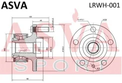������� �������� LAND Rover LAND Rover freelander2 ASVA LRWH-001 LRWH001 ����