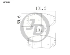 ������� ���������, �������� D11183M HY NF Sonata GL 06-, Azera JD JBP0156 JBP0156 ����