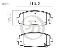 ������� ���������, �������� D11154M KI Morning/Picanto 04- JD JBP0174 JBP0174 ����