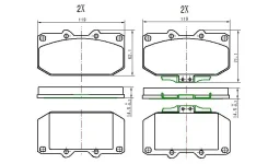 ������� ���������, �������� D7037M SU Impreza WRX 96-, Legacy RSK 01-03, Forester STI 97-02 JD JBP0180 JBP0180 ����