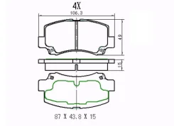 ������� ���������, �������� D9026 SZ WagonR Plus/Solio/Wide 96- JD JBP0184 JBP0184 ����