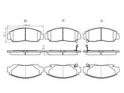 ������� ���������, �������� D5122M HO Accord CL#/CM# 02-, Odyssey RB# 03-, StepWGN RG# 05-, Stream 06- JD JBP0198 JBP0198 ����