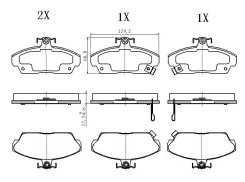 ������� ���������, �������� D5103M HO Civic MB#/MA# 95- MB#/MC# 88- JD JBP0204 JBP0204 ����