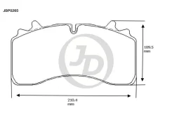 ������� ���������, �������� GDB3263 KI Pregio 2.7D 95-04, Pregio TB 2.5D 97-05 JD JBP0265 JBP0265 ����