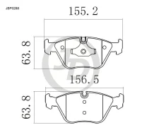 ������� ���������, �������� GDB1531 BMW 3 99-, X3 04-, Z4 06- JD JBP0288 JBP0288 ����