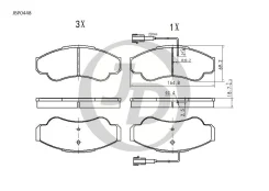 ������� ��������� �������� �������� CI Jumper 02- FI Ducato 02- PE Boxer 02- JD JBP0448 JBP0448 ����